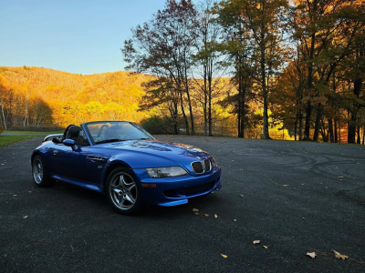 2000 BMW M Roadster in Estoril Blue Metallic over Black Nappa