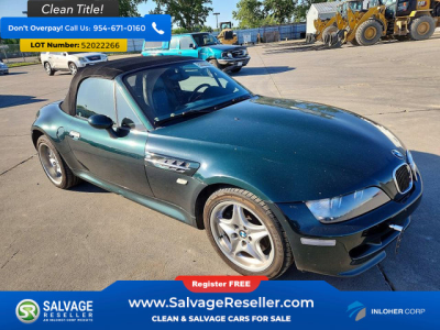 2000 BMW M Roadster in Oxford Green 2 Metallic over Dark Gray & Black Nappa