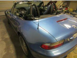 2000 BMW M Roadster in Estoril Blue Metallic over Estoril Blue & Black Nappa