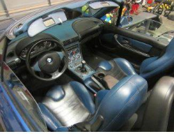 2000 BMW M Roadster in Estoril Blue Metallic over Estoril Blue & Black Nappa