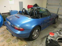 2000 BMW M Roadster in Estoril Blue Metallic over Estoril Blue & Black Nappa
