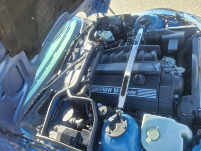2000 BMW M Roadster in Estoril Blue Metallic over Estoril Blue & Black Nappa