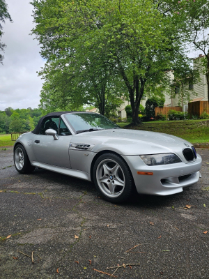 2000 BMW M Roadster in Titanium Silver Metallic over Black Nappa