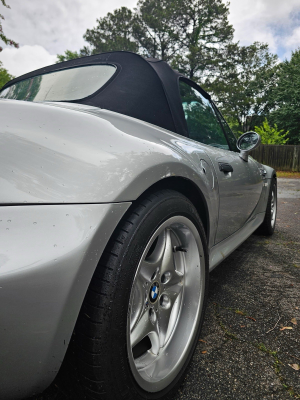 2000 BMW M Roadster in Titanium Silver Metallic over Black Nappa