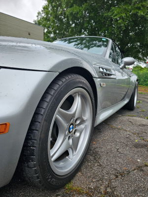 2000 BMW M Roadster in Titanium Silver Metallic over Black Nappa