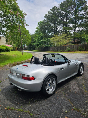 2000 BMW M Roadster in Titanium Silver Metallic over Black Nappa