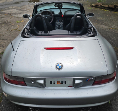 2000 BMW M Roadster in Titanium Silver Metallic over Black Nappa