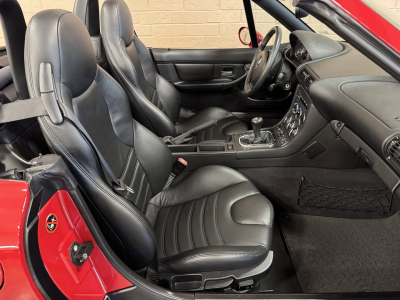 2000 BMW M Roadster in Imola Red 2 over Black Nappa