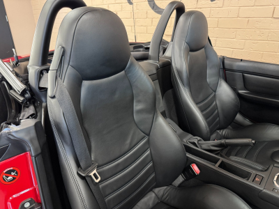 2000 BMW M Roadster in Imola Red 2 over Black Nappa