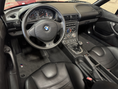 2000 BMW M Roadster in Imola Red 2 over Black Nappa