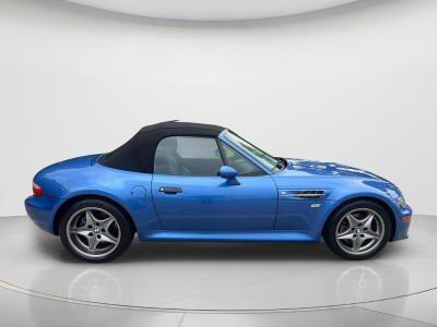 2000 BMW M Roadster in Estoril Blue Metallic over Estoril Blue & Black Nappa