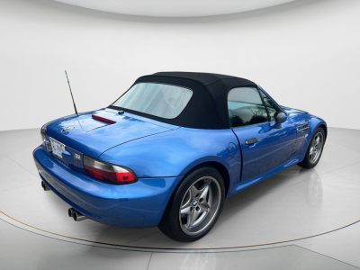 2000 BMW M Roadster in Estoril Blue Metallic over Estoril Blue & Black Nappa