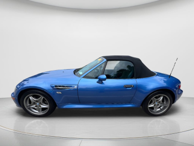 2000 BMW M Roadster in Estoril Blue Metallic over Estoril Blue & Black Nappa