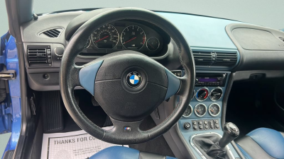2000 BMW M Roadster in Estoril Blue Metallic over Estoril Blue & Black Nappa