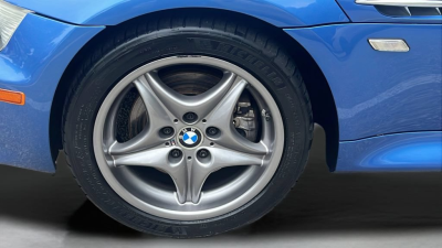 2000 BMW M Roadster in Estoril Blue Metallic over Estoril Blue & Black Nappa