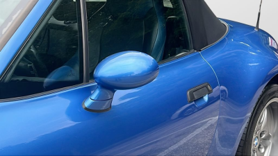 2000 BMW M Roadster in Estoril Blue Metallic over Estoril Blue & Black Nappa