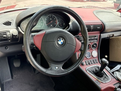 2000 BMW M Roadster in Titanium Silver Metallic over Imola Red & Black Nappa