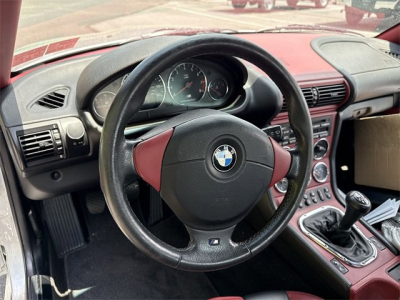 2000 BMW M Roadster in Titanium Silver Metallic over Imola Red & Black Nappa