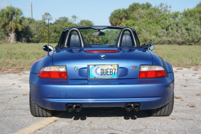 2000 BMW M Roadster in Estoril Blue Metallic over Estoril Blue & Black Nappa