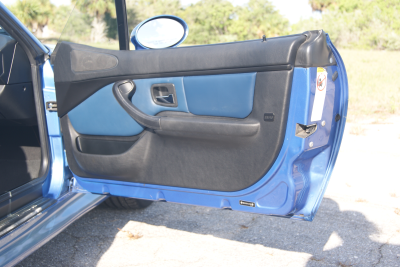 2000 BMW M Roadster in Estoril Blue Metallic over Estoril Blue & Black Nappa