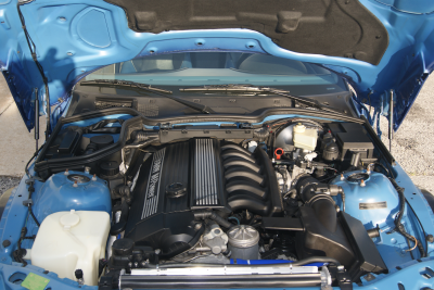 2000 BMW M Roadster in Estoril Blue Metallic over Estoril Blue & Black Nappa