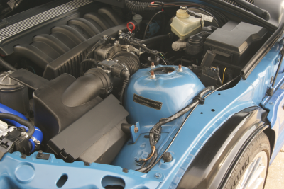 2000 BMW M Roadster in Estoril Blue Metallic over Estoril Blue & Black Nappa