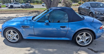 2000 BMW M Roadster in Estoril Blue Metallic over Black Nappa