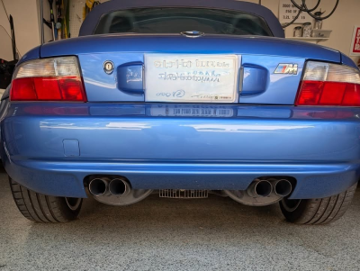 2000 BMW M Roadster in Estoril Blue Metallic over Black Nappa