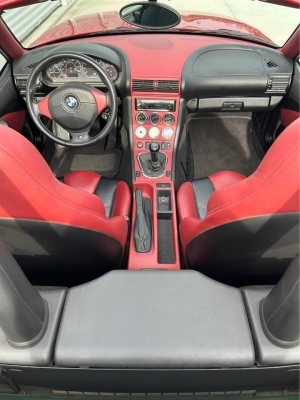 2000 BMW M Roadster in Imola Red 2 over Imola Red & Black Nappa