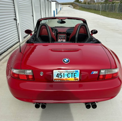 2000 BMW M Roadster in Imola Red 2 over Imola Red & Black Nappa
