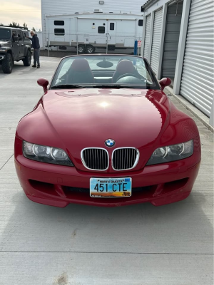 2000 BMW M Roadster in Imola Red 2 over Imola Red & Black Nappa