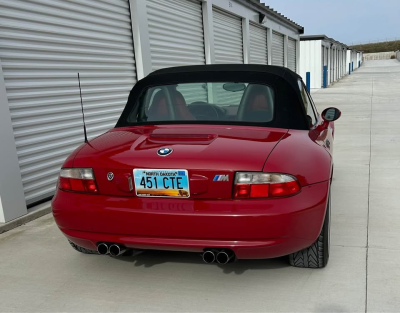 2000 BMW M Roadster in Imola Red 2 over Imola Red & Black Nappa