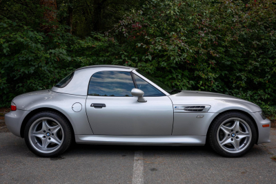2000 BMW M Roadster in Titanium Silver Metallic over Black Nappa