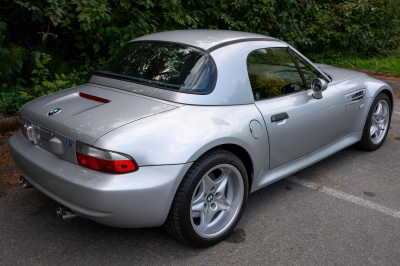 2000 BMW M Roadster in Titanium Silver Metallic over Black Nappa