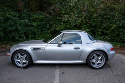 2000 BMW M Roadster in Titanium Silver Metallic over Black Nappa