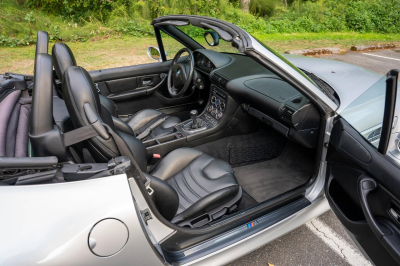 2000 BMW M Roadster in Titanium Silver Metallic over Black Nappa