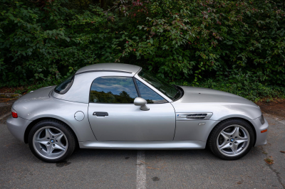 2000 BMW M Roadster in Titanium Silver Metallic over Black Nappa