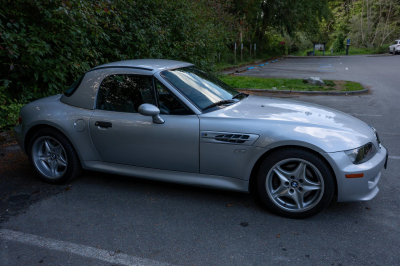 2000 BMW M Roadster in Titanium Silver Metallic over Black Nappa