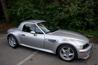 2000 BMW M Roadster in Titanium Silver Metallic over Black Nappa