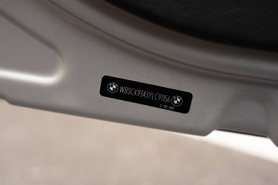 2000 BMW M Roadster in Titanium Silver Metallic over Black Nappa