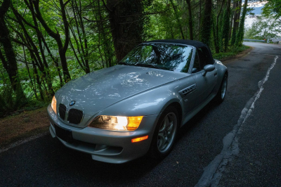 2000 BMW M Roadster in Titanium Silver Metallic over Black Nappa
