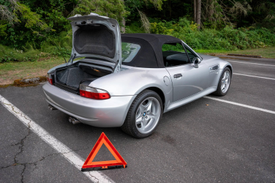 2000 BMW M Roadster in Titanium Silver Metallic over Black Nappa