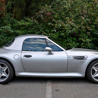 2000 BMW M Roadster in Titanium Silver Metallic over Black Nappa