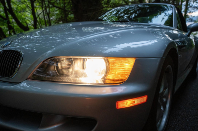 2000 BMW M Roadster in Titanium Silver Metallic over Black Nappa