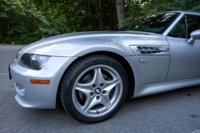 2000 BMW M Roadster in Titanium Silver Metallic over Black Nappa