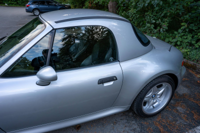 2000 BMW M Roadster in Titanium Silver Metallic over Black Nappa