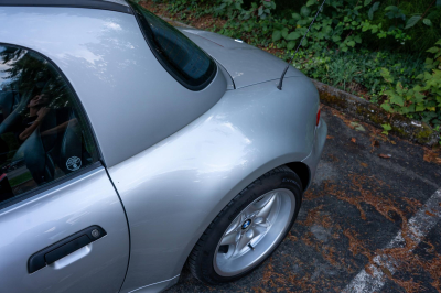 2000 BMW M Roadster in Titanium Silver Metallic over Black Nappa
