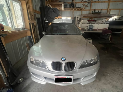 2000 BMW M Roadster in Titanium Silver Metallic over Estoril Blue & Black Nappa