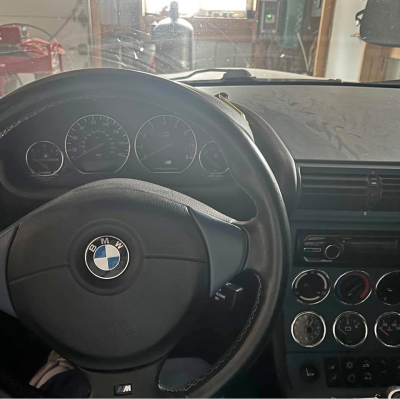2000 BMW M Roadster in Titanium Silver Metallic over Estoril Blue & Black Nappa