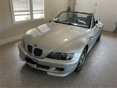2000 BMW M Roadster in Titanium Silver Metallic over Estoril Blue & Black Nappa
